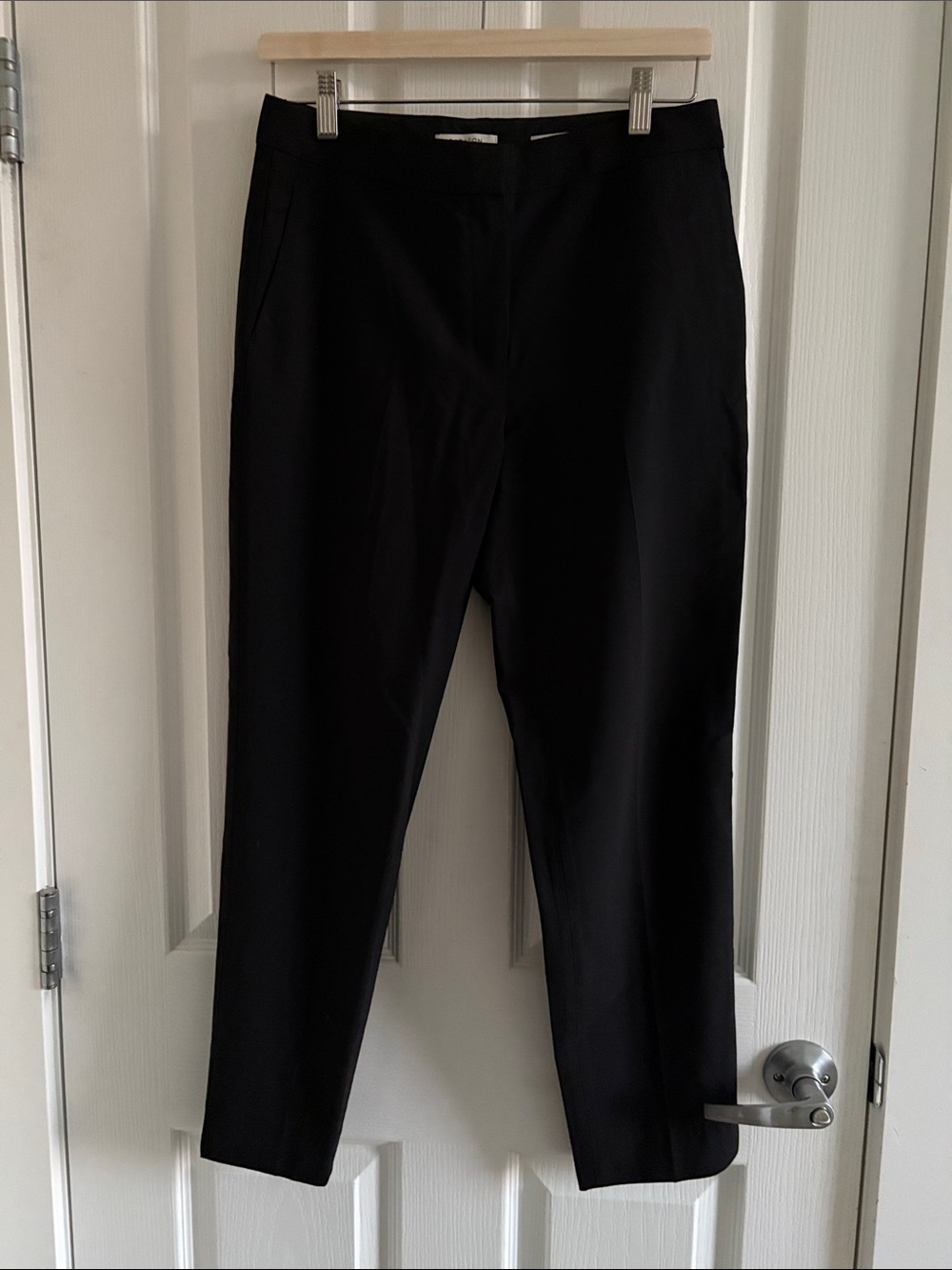 Aritzia Babaton Black Italian Wool Slim Dress Pants
